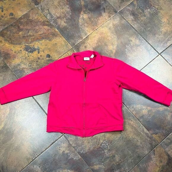 Spa by Chico’s Pink Zip Up Jacket 3 XL 16 - Picture 3 of 10